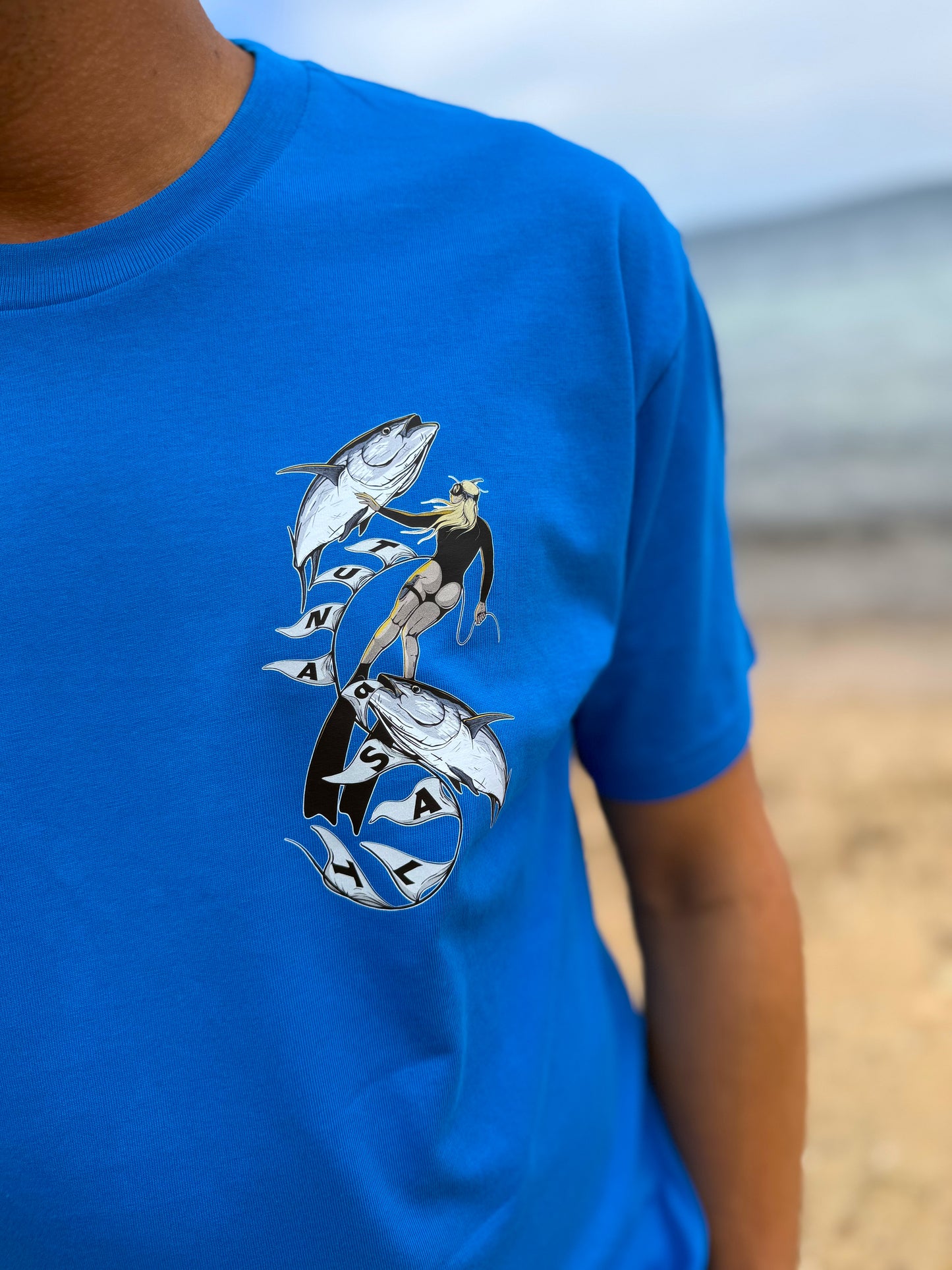 Beneath The Surface Tee - Arctic Blue