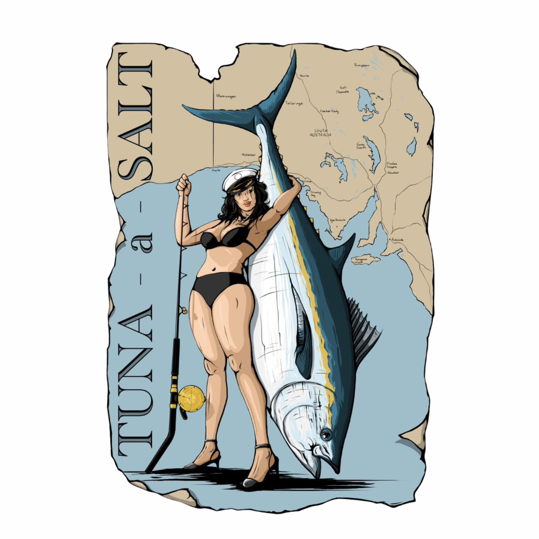 The Wild Catch Tee - Arctic Blue