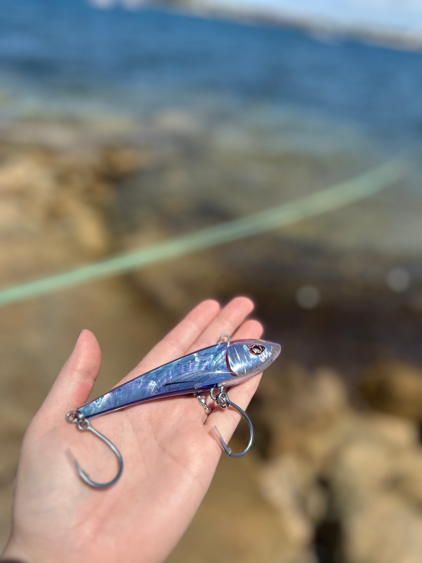 TUNA-a-SALT Lure - Stormy Blue Abalone