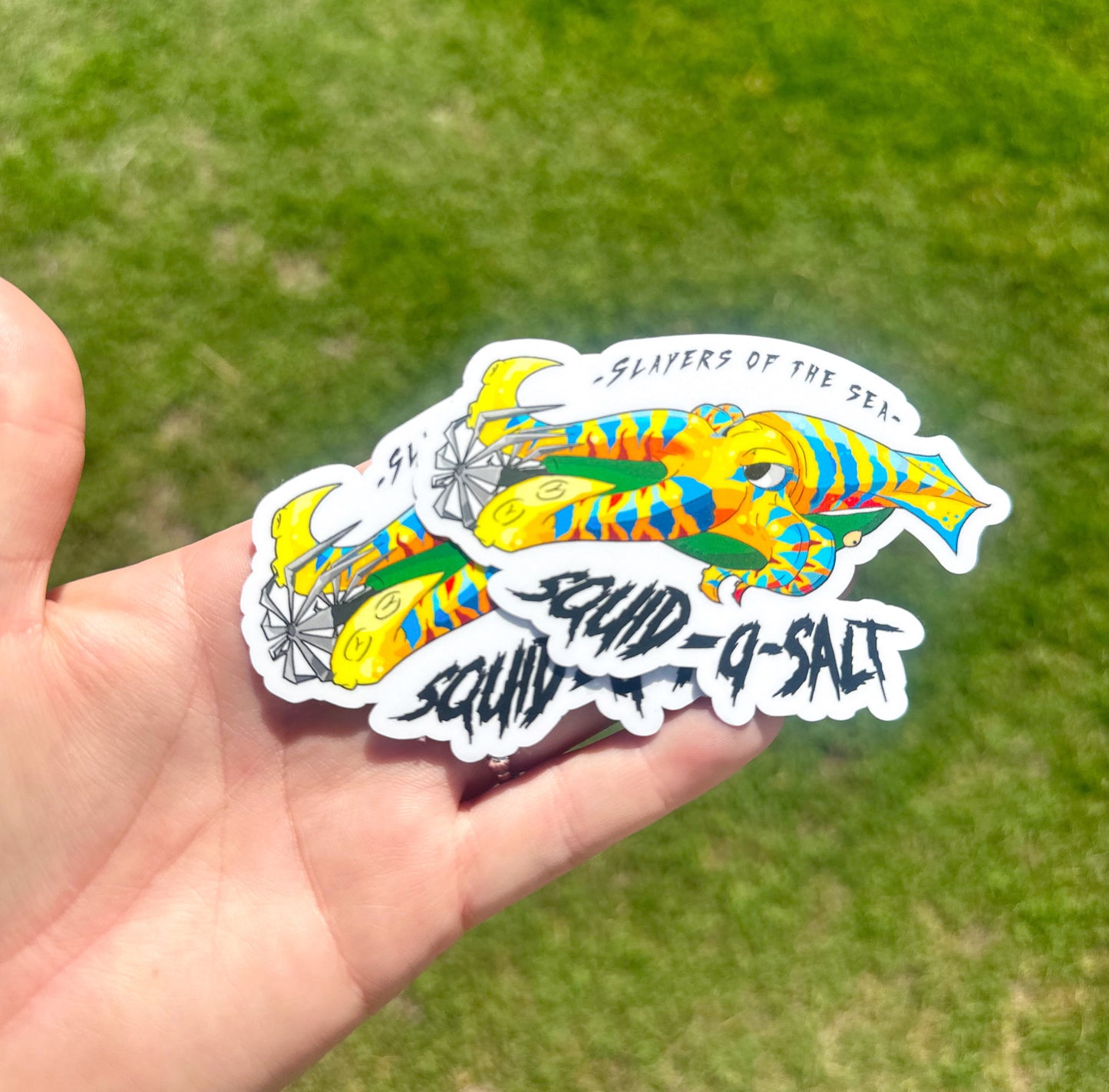 Squid-a-Salt Sticker