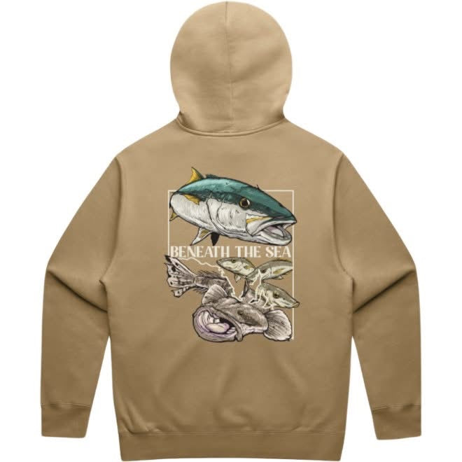 Beneath The Sea - Sand Relaxed Hoodie