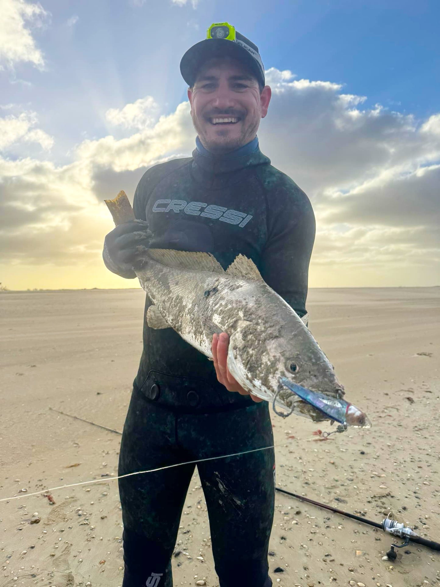 TUNA-a-SALT Lure - Stormy Blue Abalone