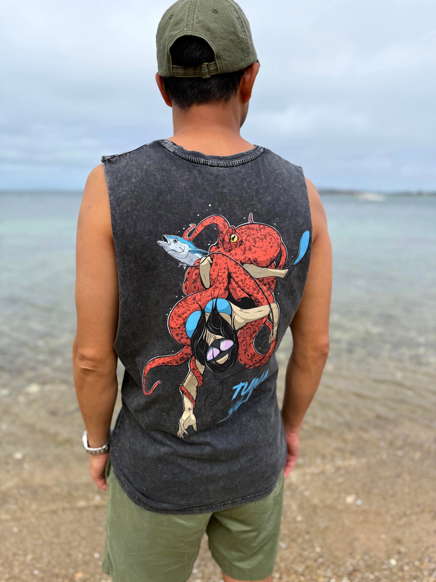 Tangled Tentacles Stonewash Tank
