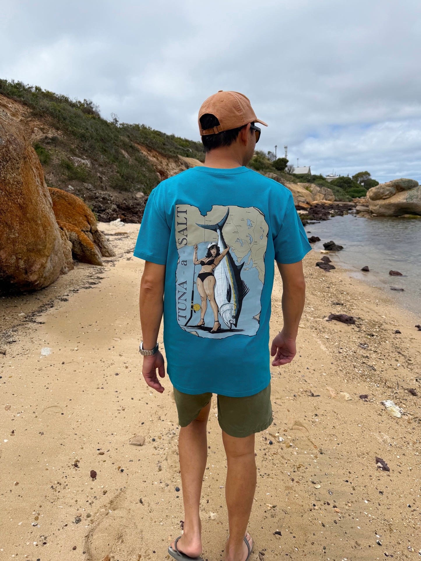 The Wild Catch Tee - Arctic Blue