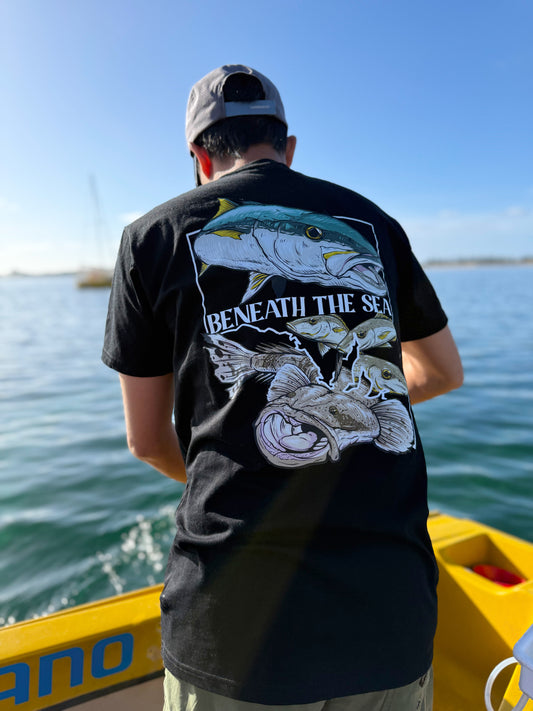 Beneath The Sea - Black Tee