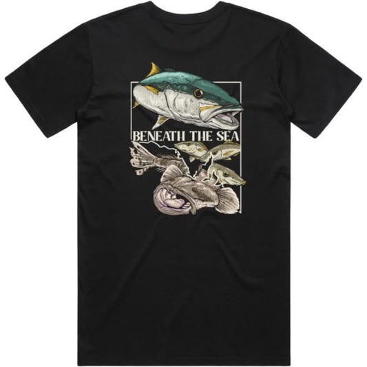 Beneath The Sea - Black Tee