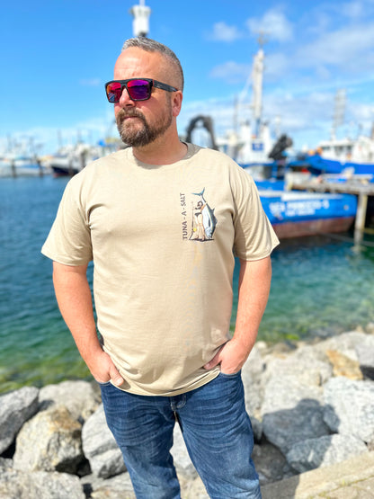 Wild Catch Tee in Sand