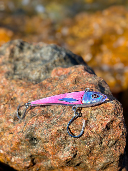 TUNA-a-SALT Lure - Fairy Floss Pink Abalone
