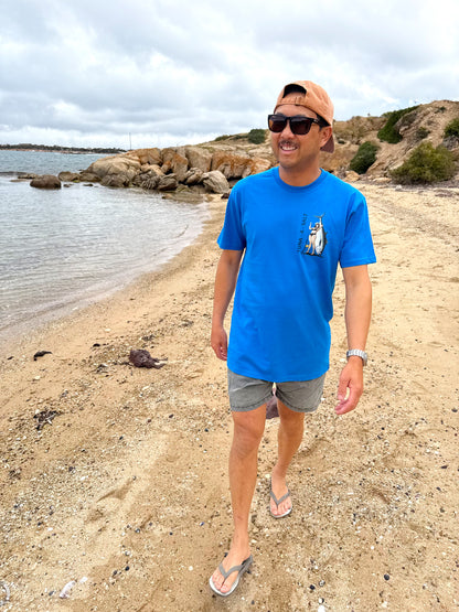 The Wild Catch Tee - Arctic Blue