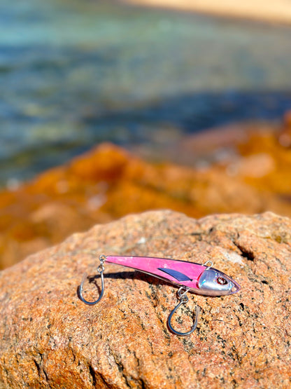 TUNA-a-SALT Lure - Fairy Floss Pink Abalone
