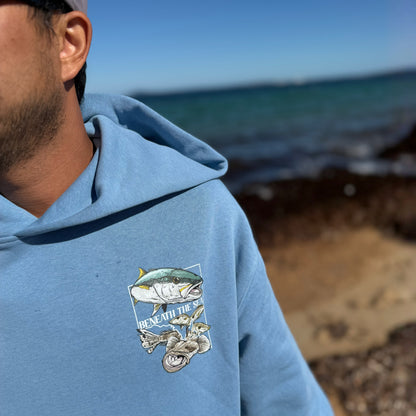 Beneath The Sea - Carolina Blue Relaxed Hoodie