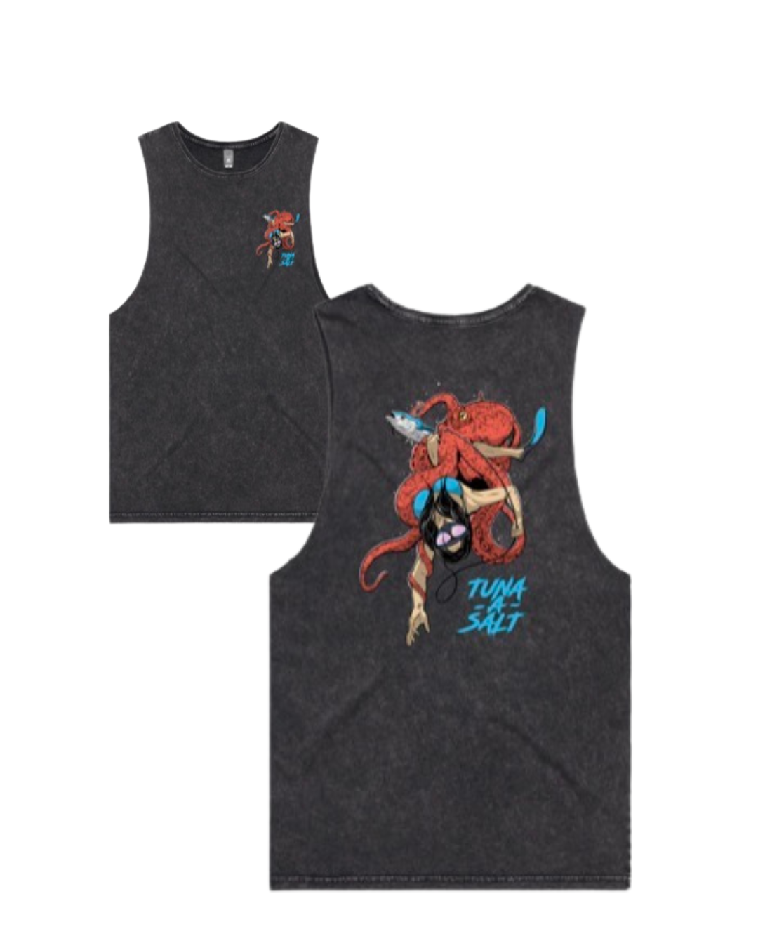 Tangled Tentacles Stonewash Tank